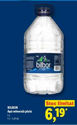 Bilbor Apă minerală plată