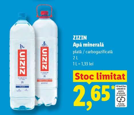 ZIZIN Apă minerală