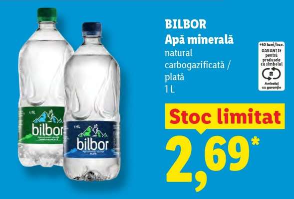 BILBOR Apă minerală