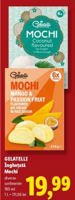 GELATELLI înghețată Mochi