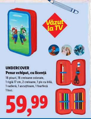 UNDERCOVER Penar echipat, cu licență