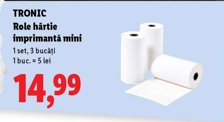 TRONIC Role hârtie imprimantă mini