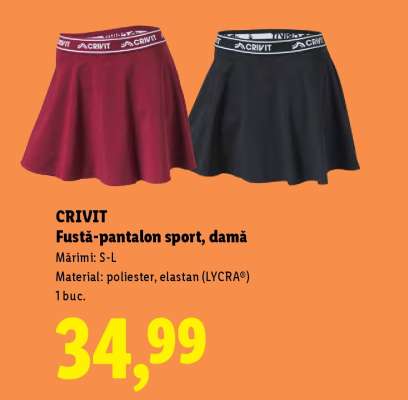 CRIVIT Fustă-pantalon sport, damă