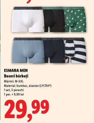 ESMARA MEN Boxeri bărbați