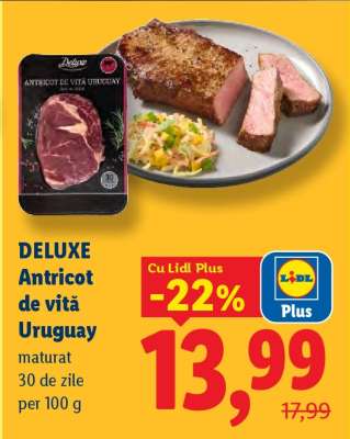 DELUXE Antricot de vită Uruguay