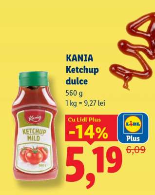 KANIA Ketchup dulce