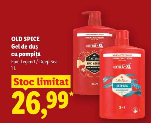 Old Spice Gel de duș, cu pompiță