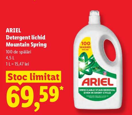 ARIEL Detergent lichid Mountain Spring
