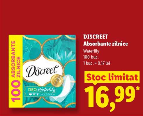 DISCREET Absorbante zilnice