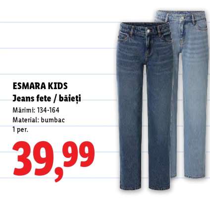 ESMARA KIDS Jeans fete / băieți
