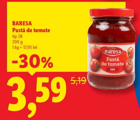 Baresa Pastă de tomate