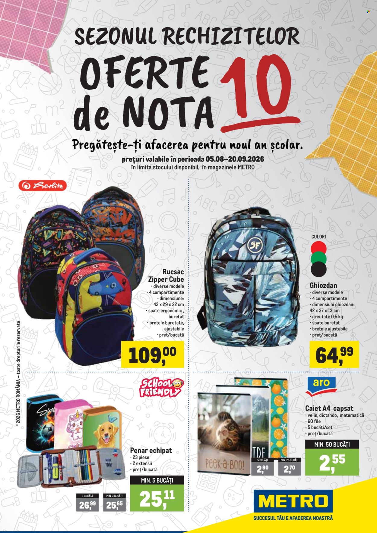 Catalog Metro - 05.08.2026 - 20.09.2026. Pagina 1