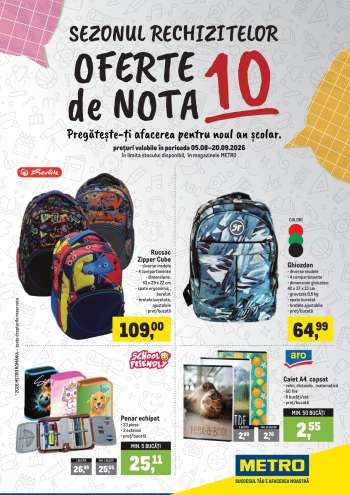 Cataloage Metro - 05.08.2026 - 20.09.2026.
