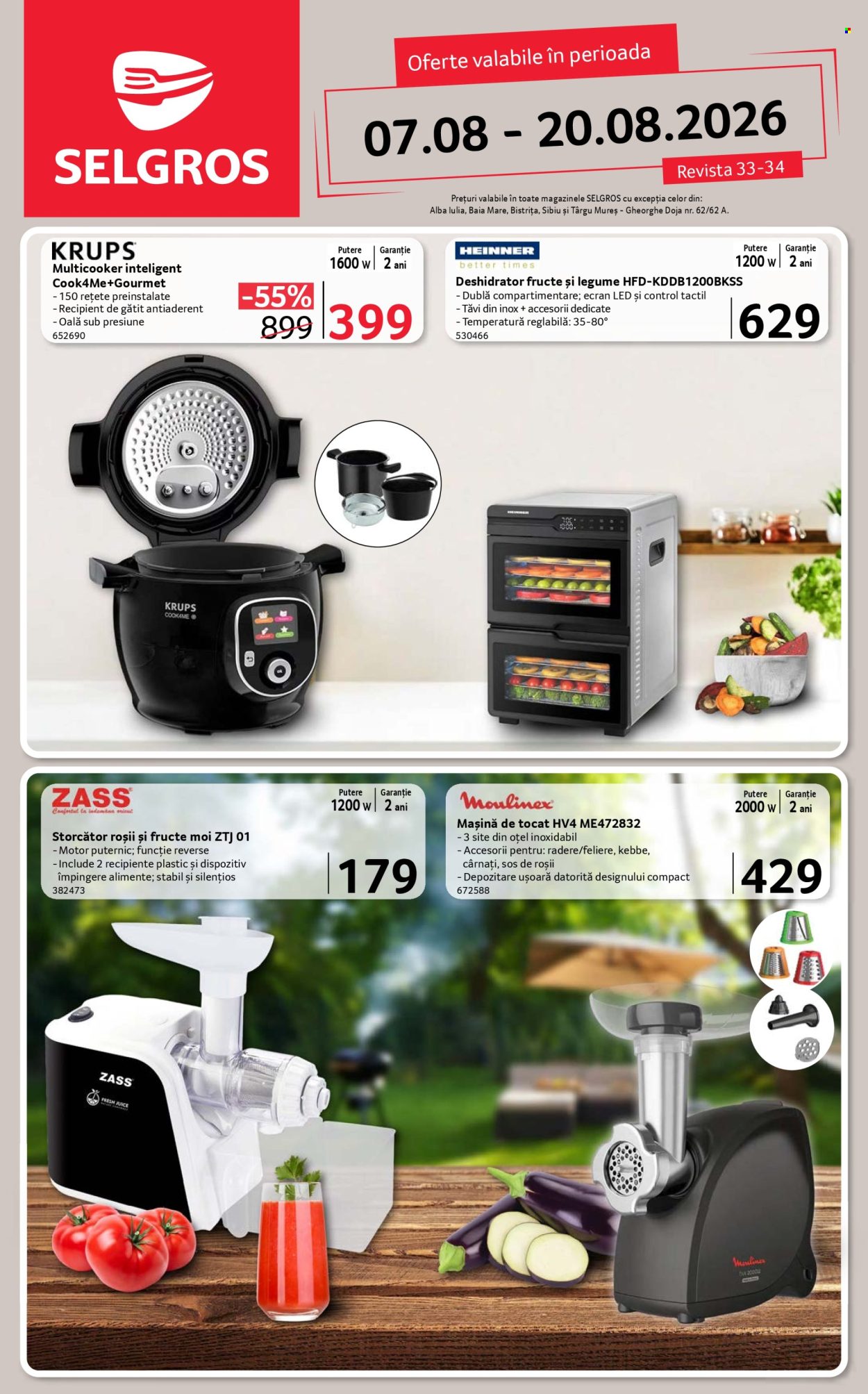 Catalog Selgros - 07.08.2026 - 20.08.2026. Pagina 1