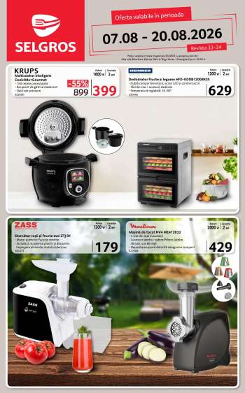 Cataloage Selgros - 07.08.2026 - 20.08.2026.