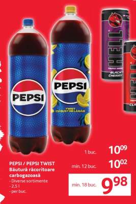 PEPSI / PEPSI TWIST Băutură răcoritoare carbogazoasă