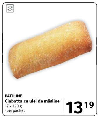 PATILINE Ciabatta cu ulei de măsline