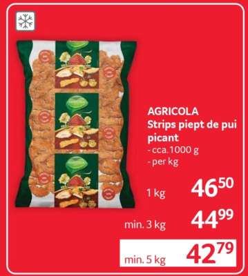 AGRICOLA Strips piept de pui picant