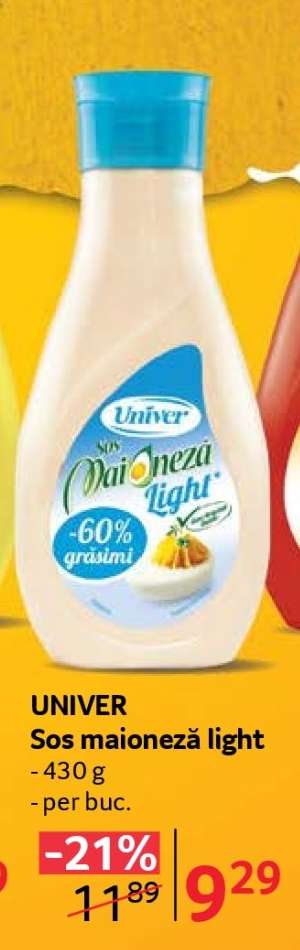 UNIVER Sos maioneză light