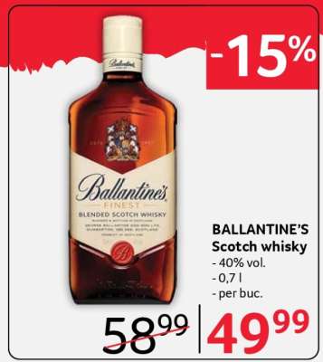BALLANTINE‘S Scotch whisky