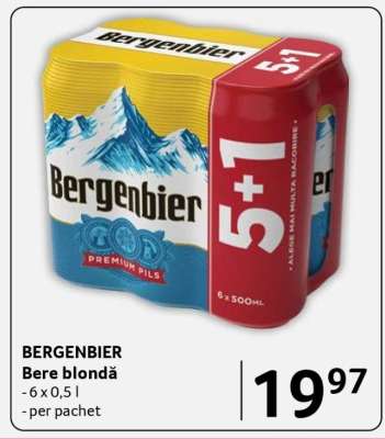 BERGENBIER Bere blondă