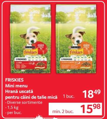 FRISKIES Mini menu