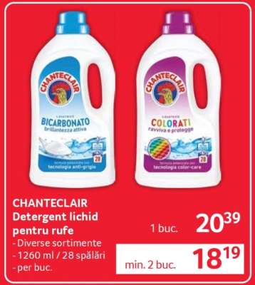 CHANTECLAIR Detergent lichid pentru rufe