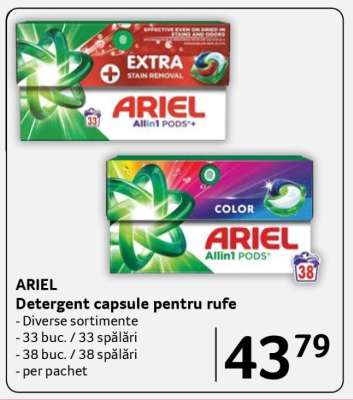 ARIEL Detergent capsule pentru rufe