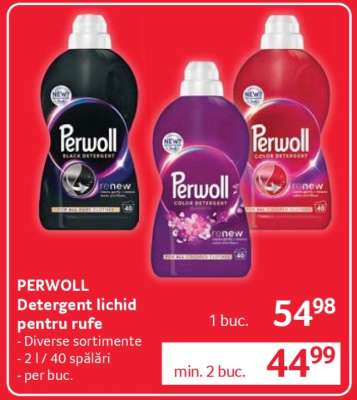 PERWOLL Detergent lichid pentru rufe