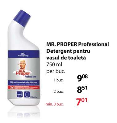 MR. PROPER Professional Detergent pentru vasul de toaletă