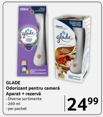 GLADE Odorizant pentru cameră Aparat + rezervă