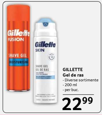 GILLETTE Gel de ras