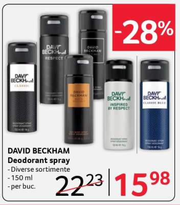 DAVID BECKHAM Deodorant spray