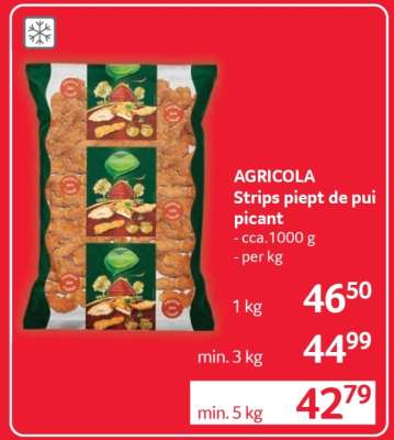 AGRICOLA Strips piept de pui picant