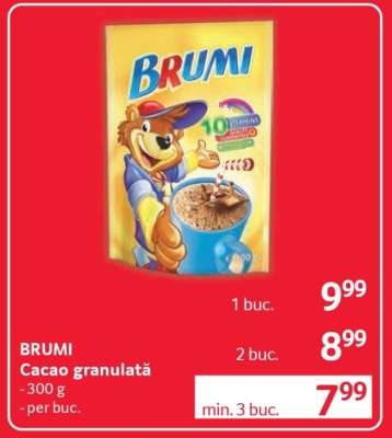 BRUMI Cacao granulată