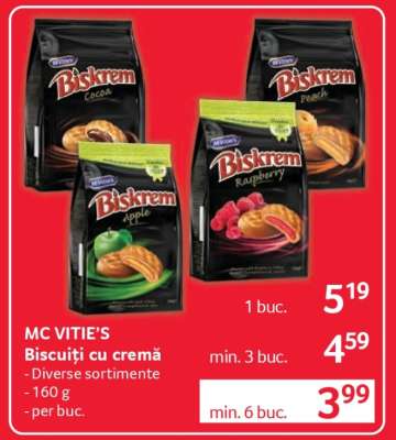 MC VITIE’S Biscuiți cu cremă