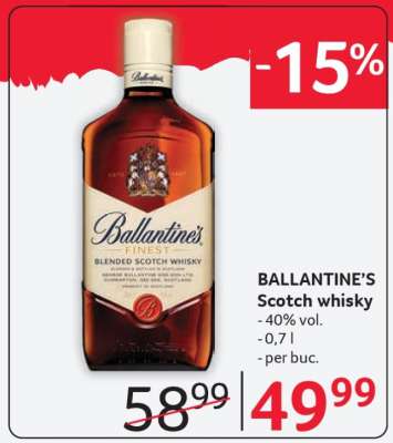 BALLANTINE‘S Scotch whisky