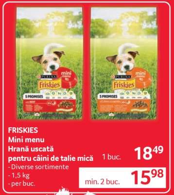 FRISKIES Mini menu