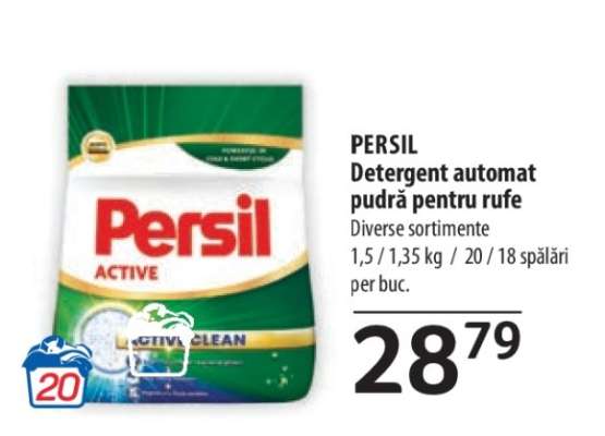 PERSIL DETERGENT AUTOMAT PUDRĂ PENTRU RUFE