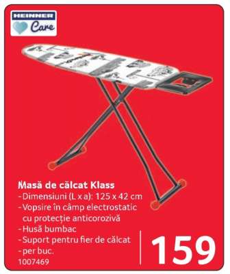 Masă de călcat Klass