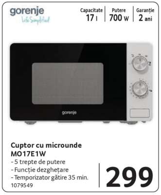 Cuptor cu microunde MO17E1W
