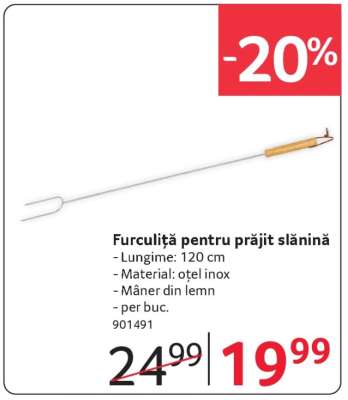 Furculiță pentru prăjit slănină