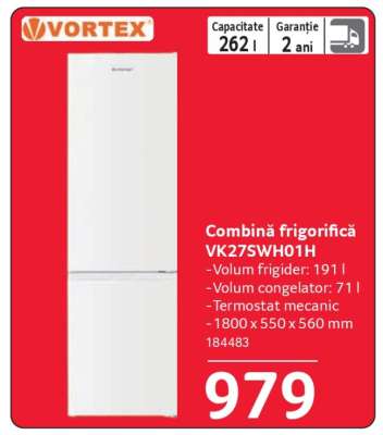 Combină frigorifică VK27SWH01H