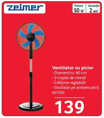 Ventilator cu picior