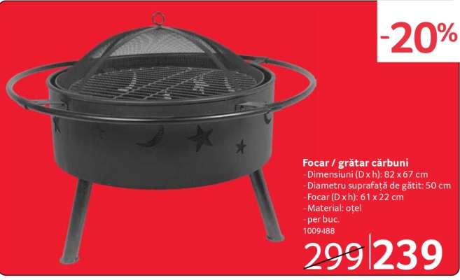 Focar / grătar cărbuni