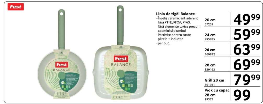 Linia de tigăi Balance