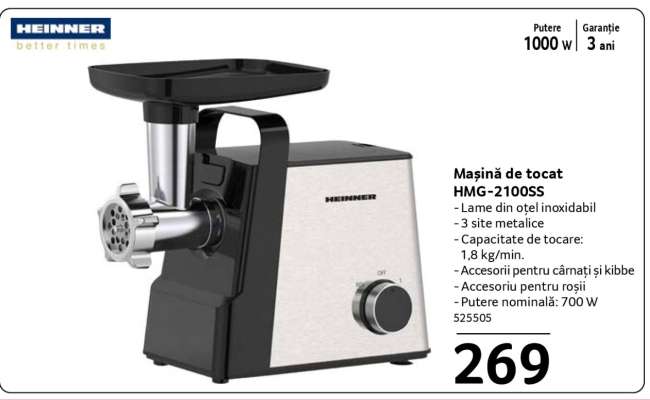 Mașină de tocat HMG-2100SS