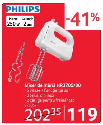 Mixer de mână HR3705/00