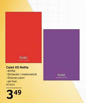 Caiet A5 Notte