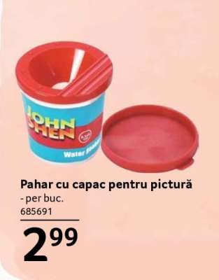 Pahar cu capac pentru pictură